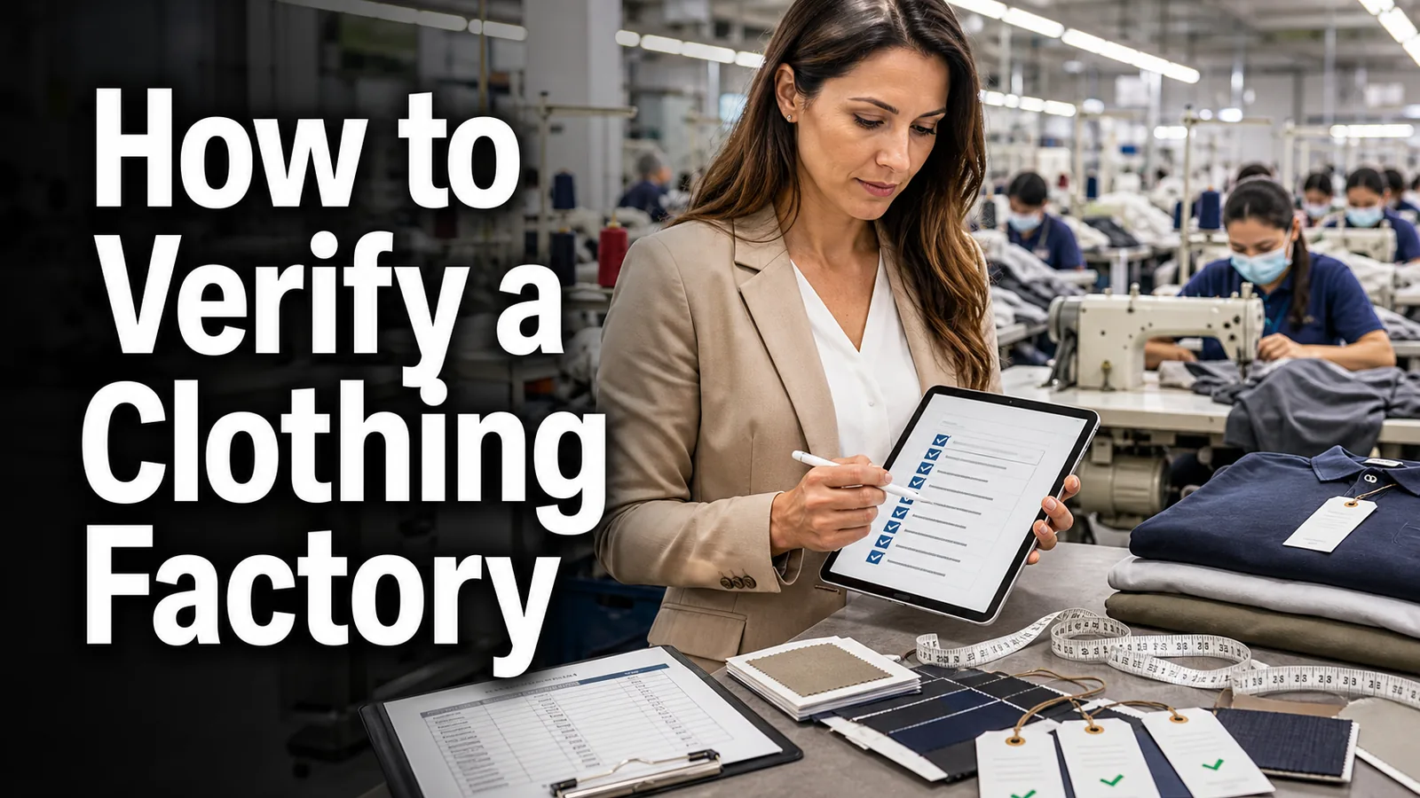 How to verify a clothing factory with audit checklist production floor and quality inspection evidence